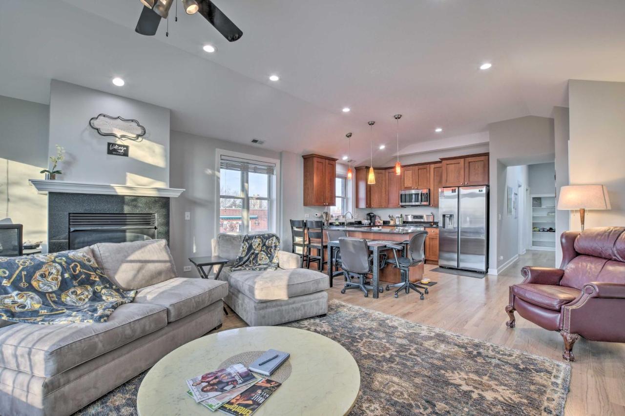 Chicago Condo With Balcony Walk To Cta Stations! Exteriér fotografie
