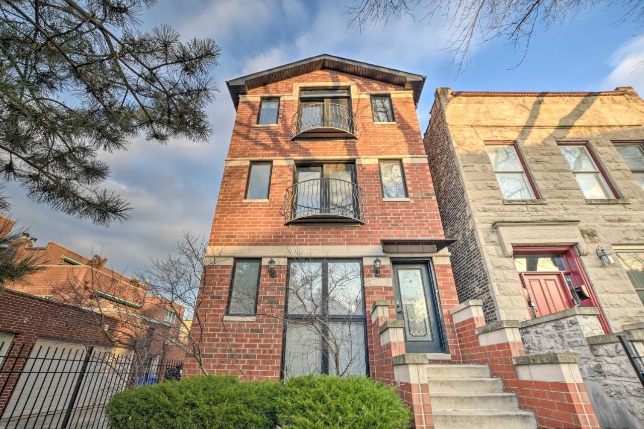 Chicago Condo With Balcony Walk To Cta Stations! Exteriér fotografie