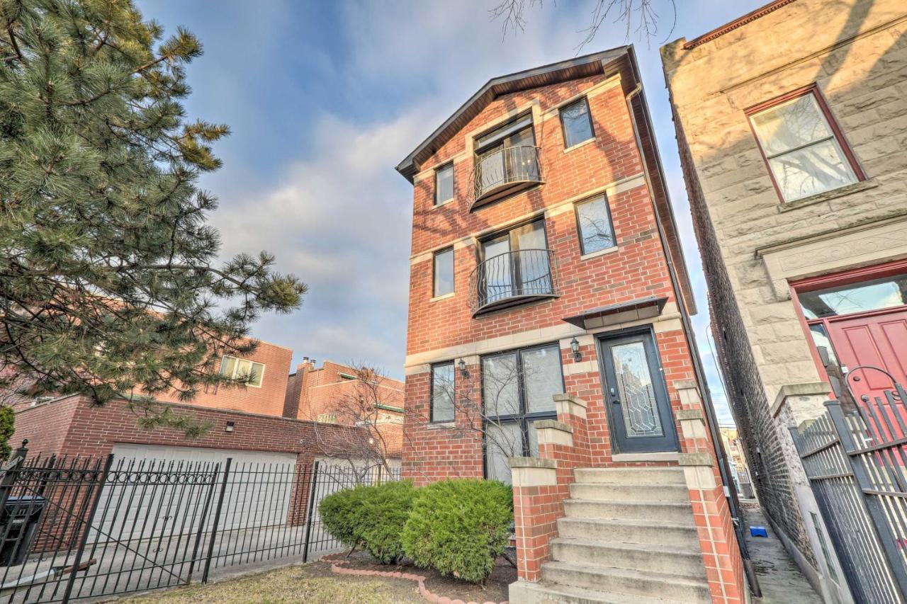 Chicago Condo With Balcony Walk To Cta Stations! Exteriér fotografie