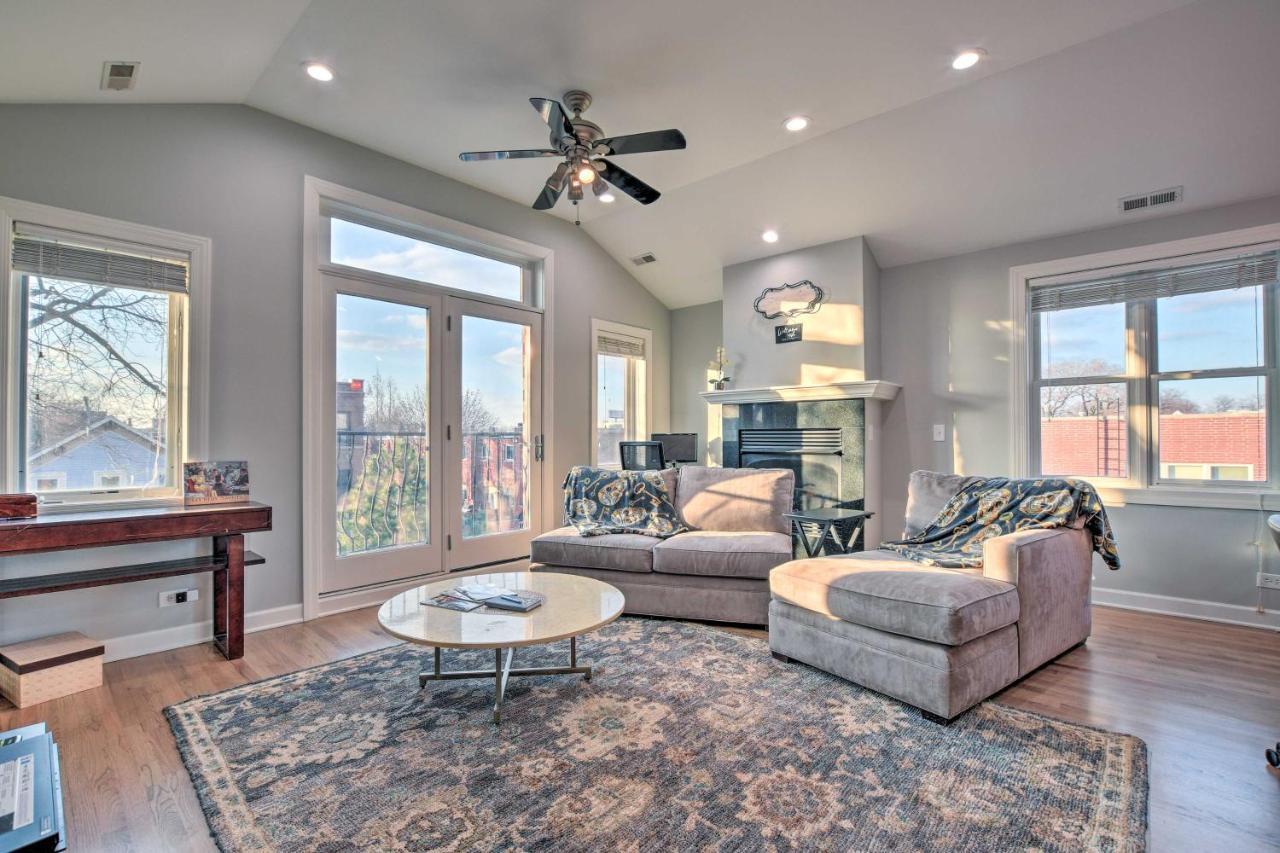 Chicago Condo With Balcony Walk To Cta Stations! Exteriér fotografie
